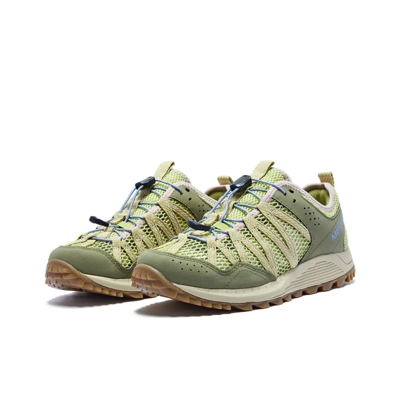MERRELL Wildwood Aerosport Outdoor Shoes Women's Low Top Grass Green-1