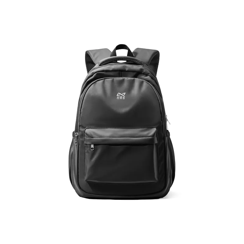 KEYSTREET Fabric Backpack Unisex Ecru/Classic Black/Haze Blue/Mint Green-7