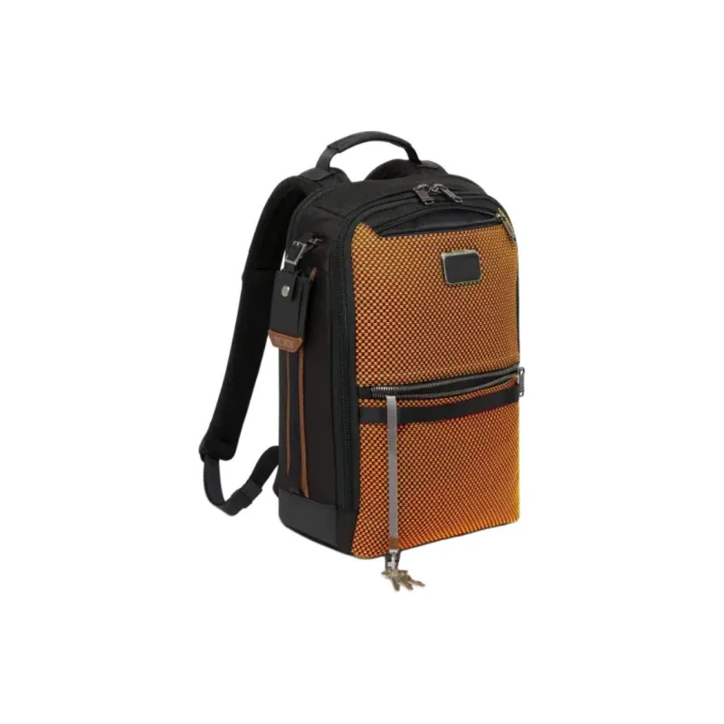 TUMI Fabric Backpack Men's Black & Brown-1