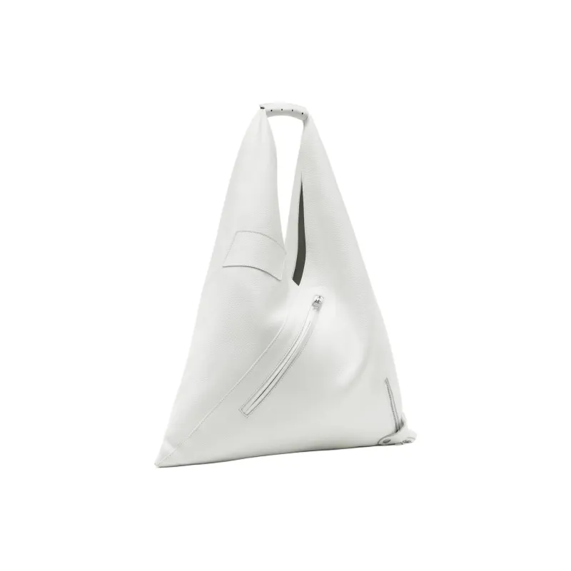 MM6 Maison Margiela Line Handbag, Shoulder Bag Medium Size Women's White-1