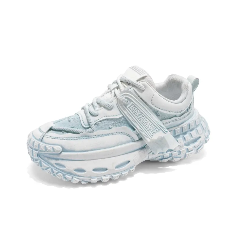 ROBINHOOD Cushioning Wear Resistant Coverage Impact Resistant Low Top Chunky Sneakers Men's-2