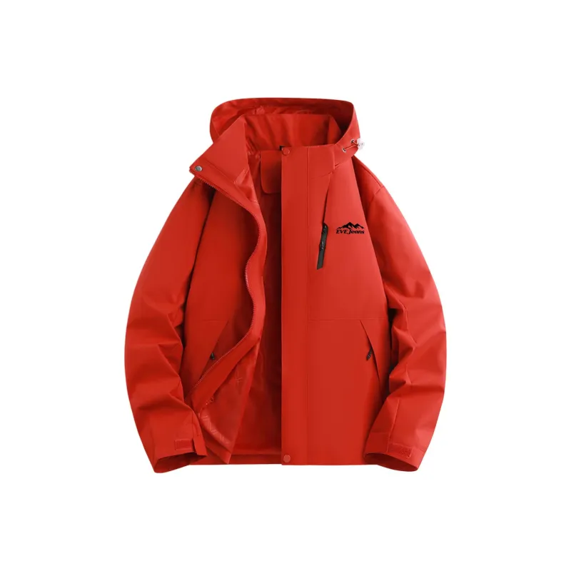 Yiwen Water Resistant Windproof Breathable Warm Windbreaker Jacket Unisex-29