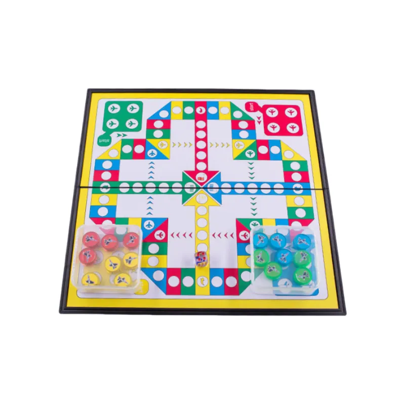 Lezhi By Me Flying Chess Game Pieces Magnetic Board Foldable Board Games-4