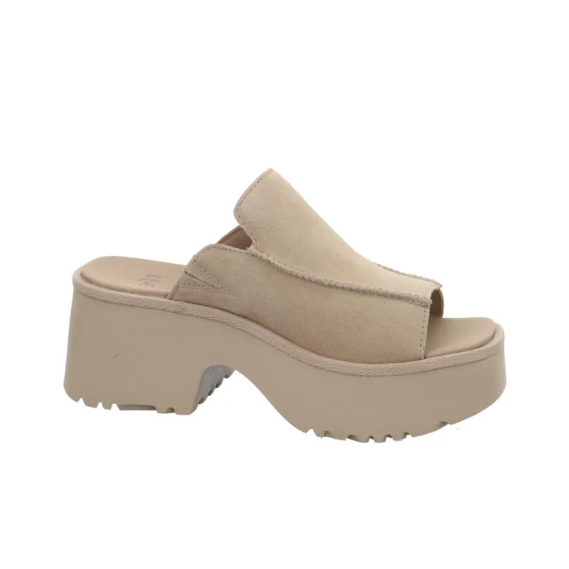 UGG Slip Resistant Slide Slippers Women's Beige-1