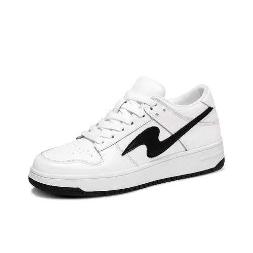 Bull Thunder Breathable Height Increasing Low Top Casual Shoes Men's White Lightning