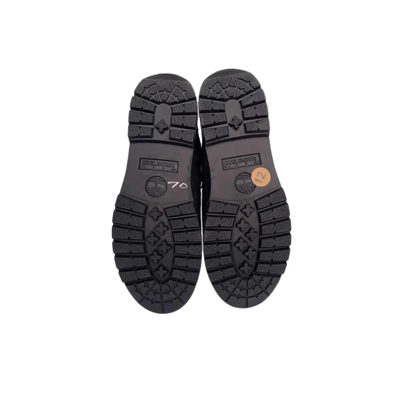 Timberland Field Boots Waterproof And Wear resistant Short Outdoor Boots Men's Black Yellow-3