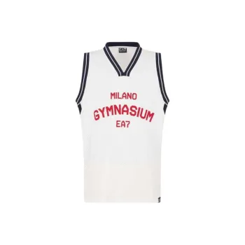 EMPORIO ARMANI EA7 SS25 Tank Top Men's Starlight White