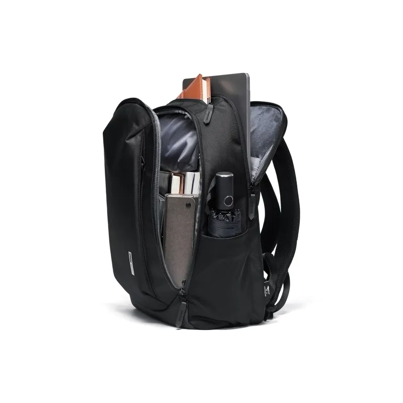 SEPTWOLVES Fabric Backpack QPL Unisex Black-4