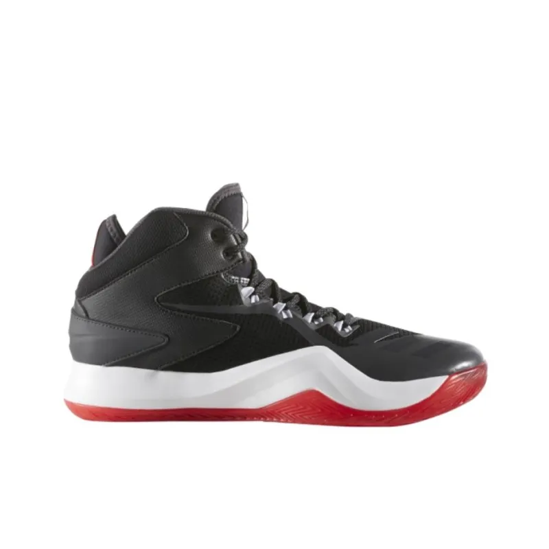 Adidas D Rose Dominate Anti Slip Wear Resistant Mid Top Basketball Shoes Men's Black-1