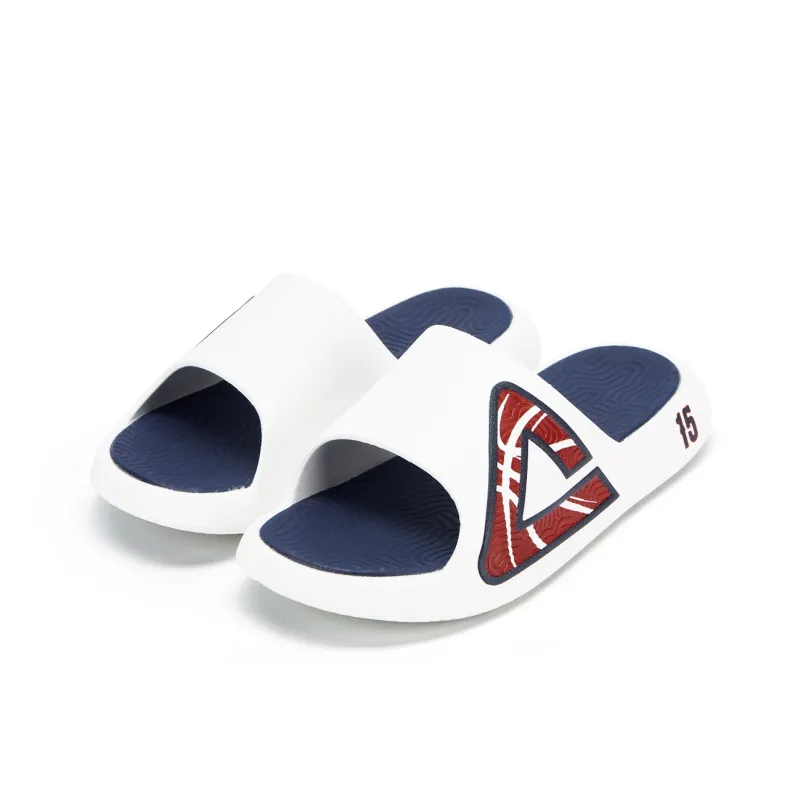 PEAK State Pole Guochuang Slippers EVA Totem Slip Resistant Odor Resistant Slide Slippers Men's Navy Blue Red-5