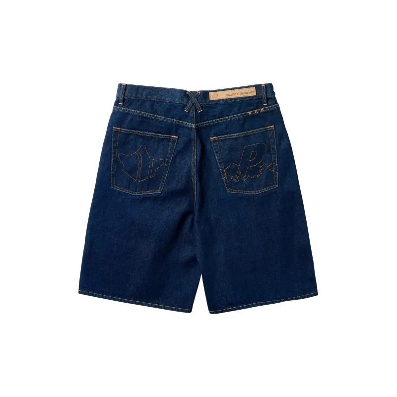 PALACE Maharishi Baggy Denim Short-1