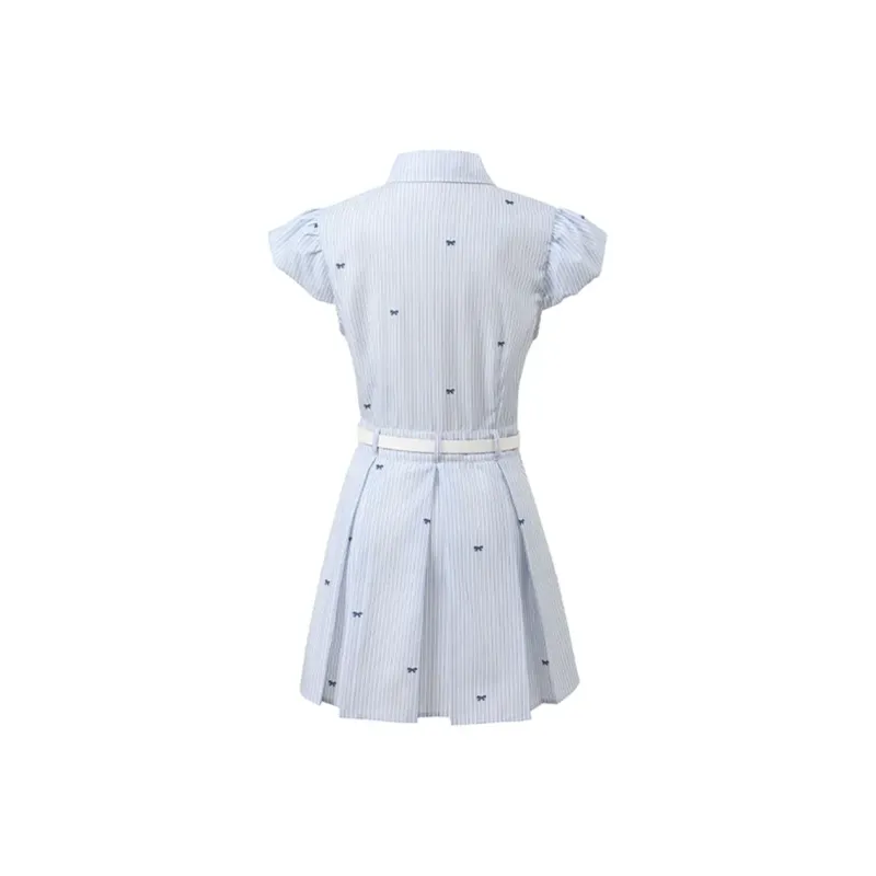 Local Gal Short Sleeved Dresses Women's Blue-1