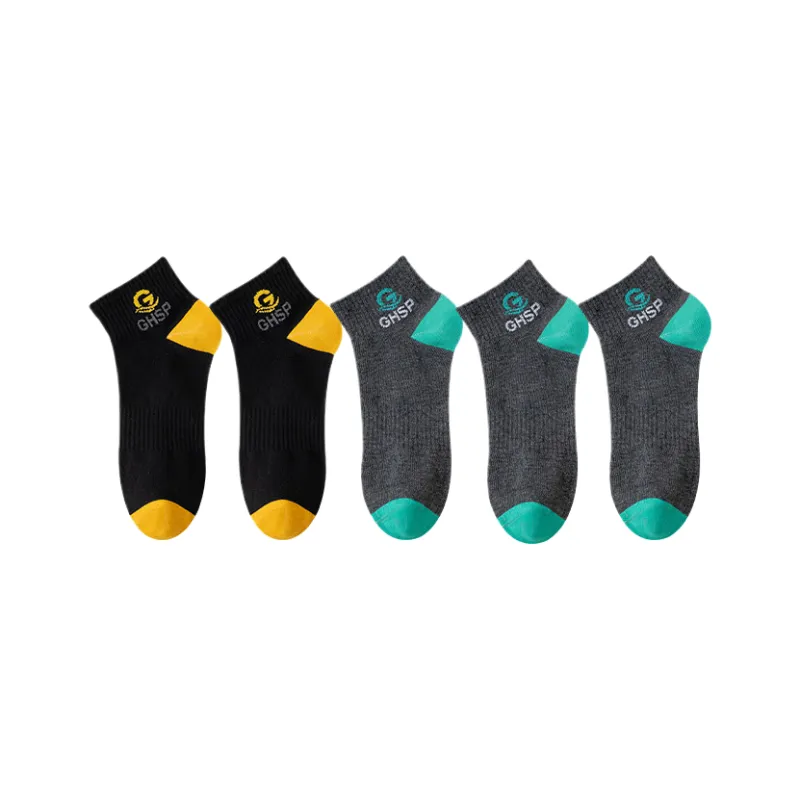 Cotton Gene Ankle Socks Men's 5 Pack-25