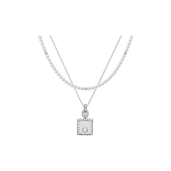 LELOUP Gold Plated Copper With Rhodium Necklaces Women's Gold Silver