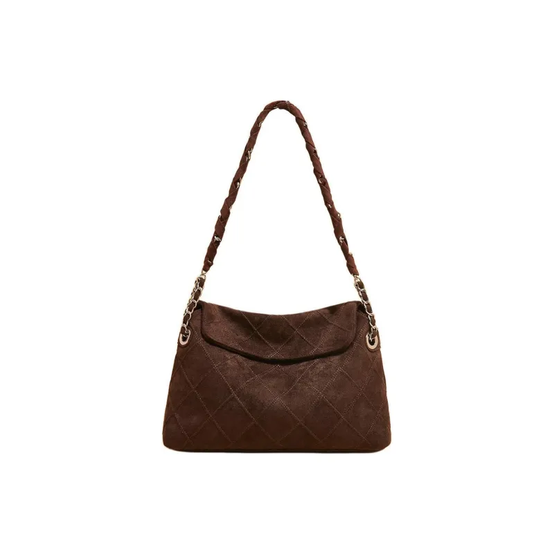 Old Man's Head Fabric Shoulder Bag Regular Women's Multicolor-1