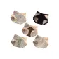 Gray, White, Black, Brown, Light Green, Ivory (5-1)