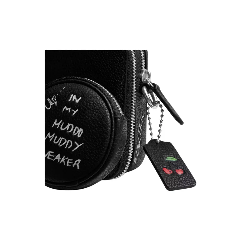 COACH Charter Leather Crossbody Bag, Shoulder Bag Small Size Men's Black-4