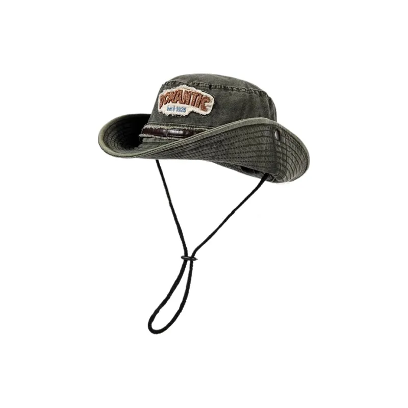 SLEEPYWALK Denim Bucket Hats Unisex-4