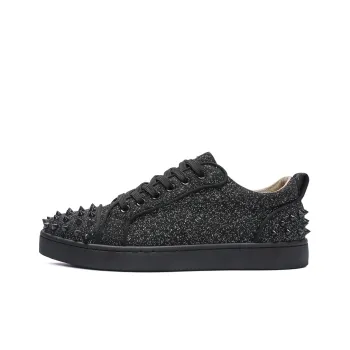 VANSSI Low Top Skateboard Shoes Men's Black