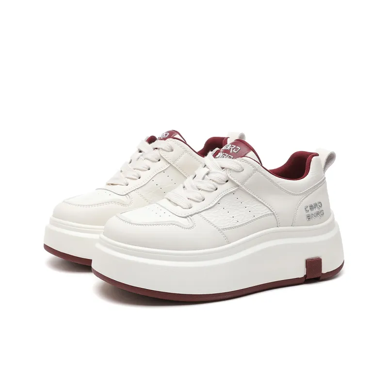CARDANRO Slip Resistant Low Top Comfortable Small Whiteboard Shoes Women's-7