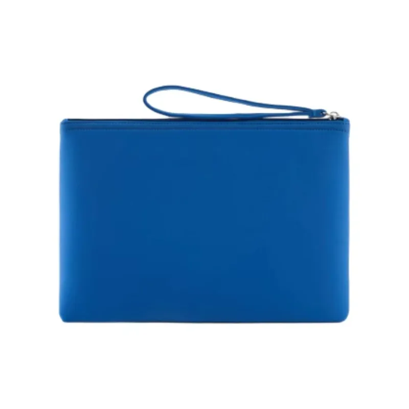 EMPORIO ARMANI Polyester Clutch Medium Size Unisex Blue-2
