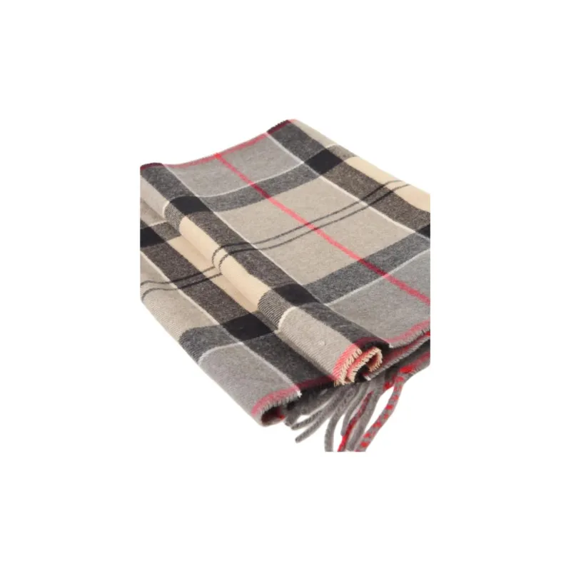 BARBOUR Tartan Fringed Scarf-4