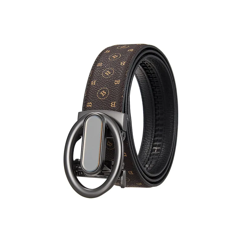 JONNY MOORE Alloy Leather Belts Men's 3.5-12