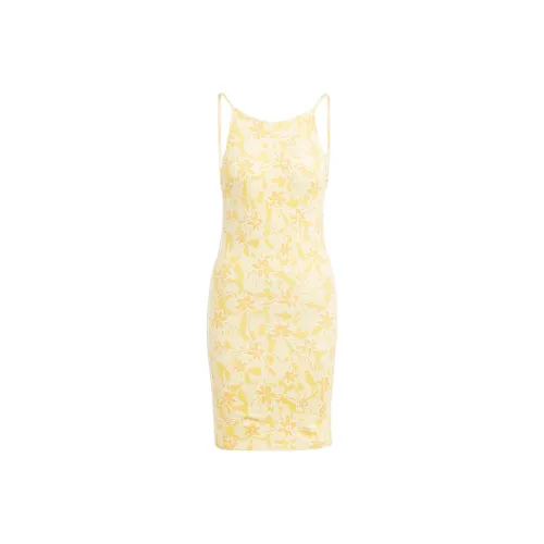 Adidas Originals Slip Dresses Women's Light Yellow