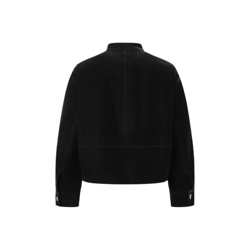 Officeh AW24 Faux Leather Biker Jacket Unisex-3