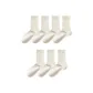 [7-Pack/100% cotton Anti-Pilling]7-Pack Milk White