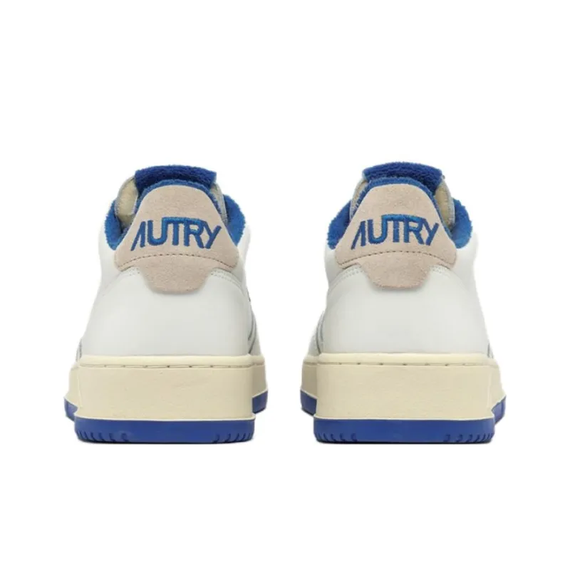 AUTRY Medalist Low Top Casual Shoes Men's White Blue-3