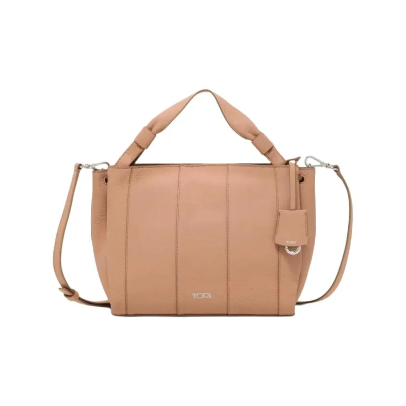 TUMI Leather Tote Bag Shopping Bag Shoulder Bag Handbag Women's Lily Pink-1
