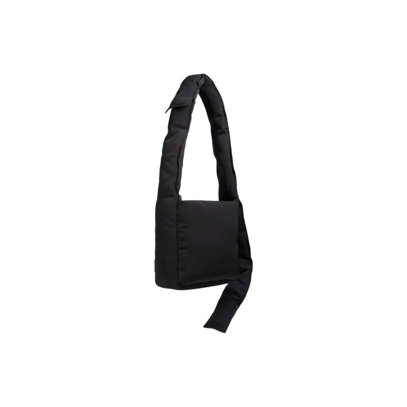 Jacquemus Linen Shoulder Bag Unisex Black-1
