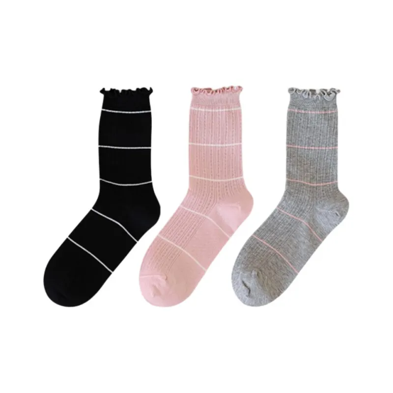 Cheemy Free Mid Calf Socks Women's 3 Pack-4