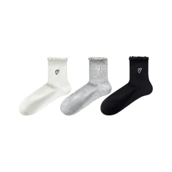 Temooues Mid Calf Socks Women's Combo Set