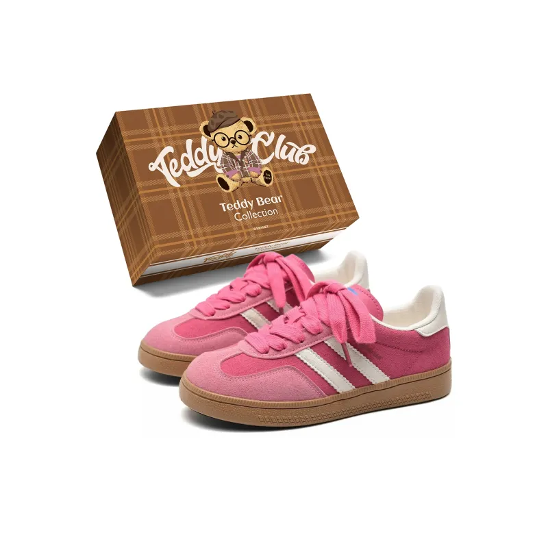Teddy Bear Collection Low Top Skateboard Shoes Women's-0