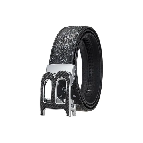 JONNY MOORE Top Grain Cow Leather Belts Men's 3.5cm