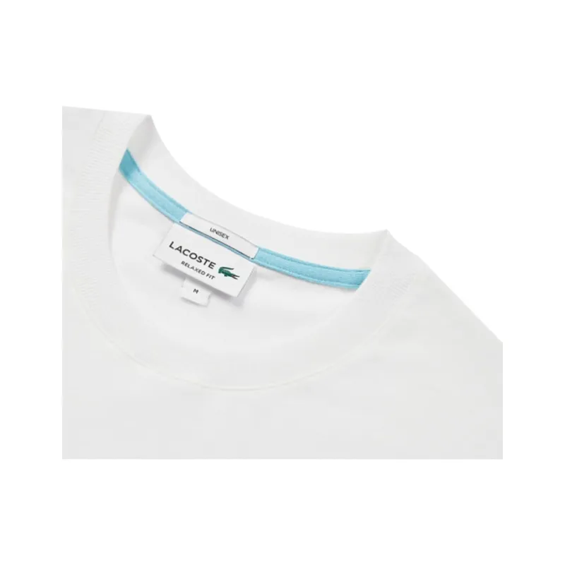 LACOSTE T Shirts Unisex White-1