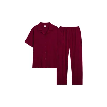 Sha Qian Pajama Set Women's Red
