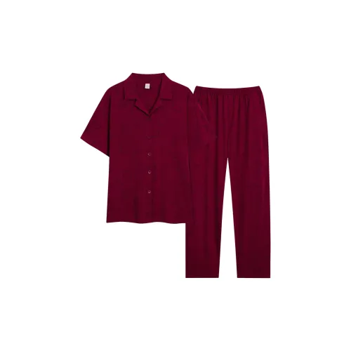 Sha Qian Pajama Set Women's Red