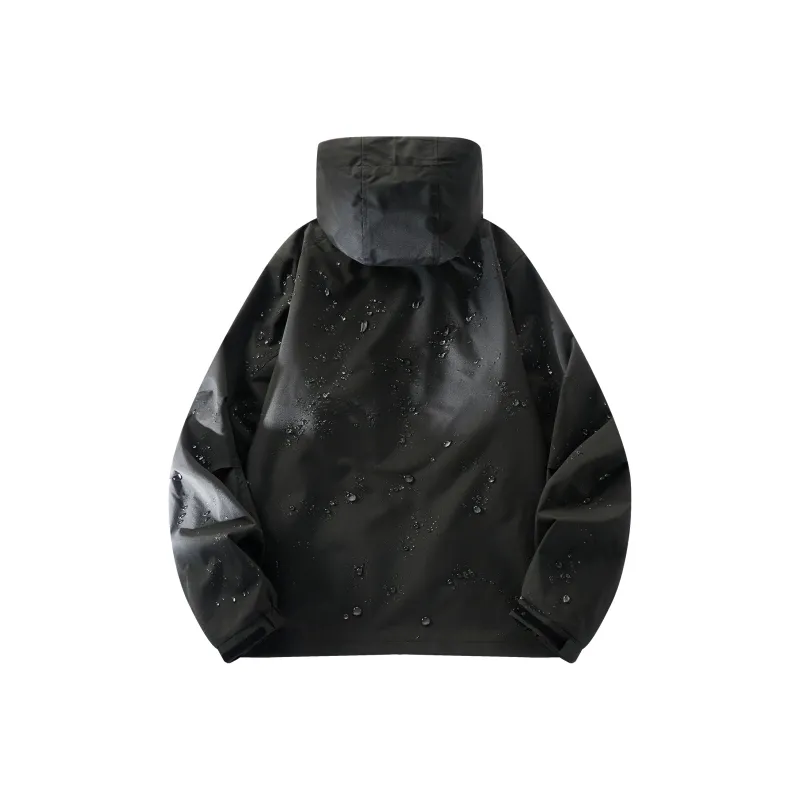 Yiwen Water Resistant Windproof Breathable Warm Windbreaker Jacket Unisex-11