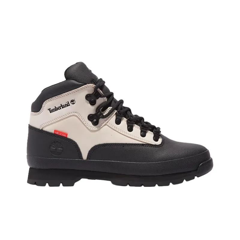 Timberland Euro Hiker Abrasion Resistant Slip Resistant Short Outdoor Boots Men's Black White-1