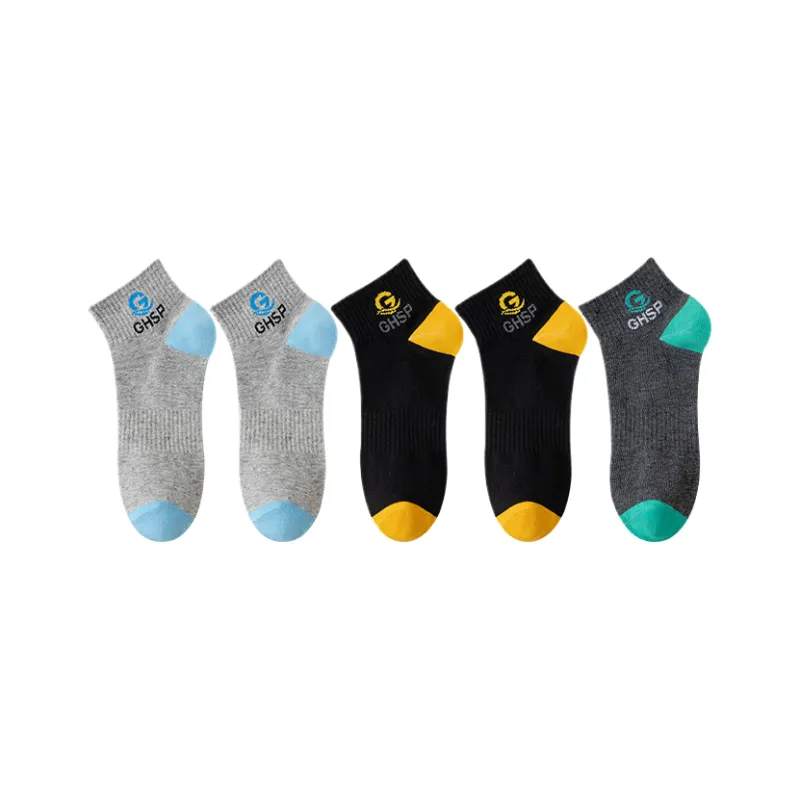 Cotton Gene Ankle Socks Men's 5 Pack-15
