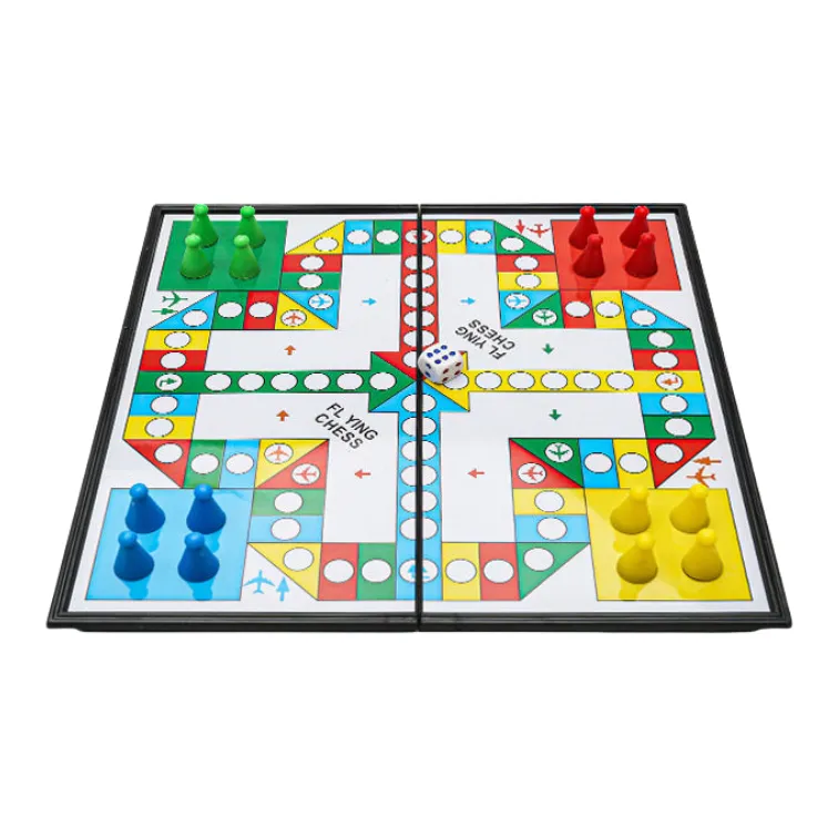 Lezhi By Me Large Size Carpet Educational Flying Chess Portable Magnetic Board Games-0