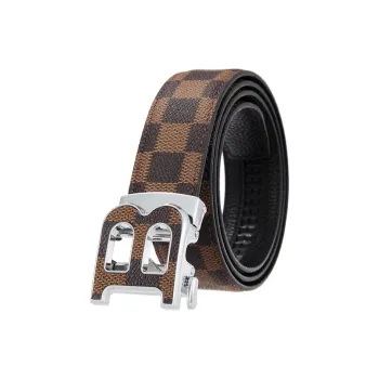 JONNY MOORE Top Grain Cow Leather Belts Men's 3.5cm