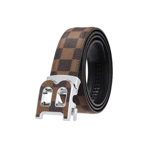 JONNY MOORE Top Grain Cow Leather Belts Men's 3.5cm