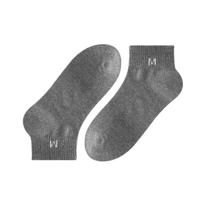 Cotton Gene Ankle Socks Men's 5 Pack-15
