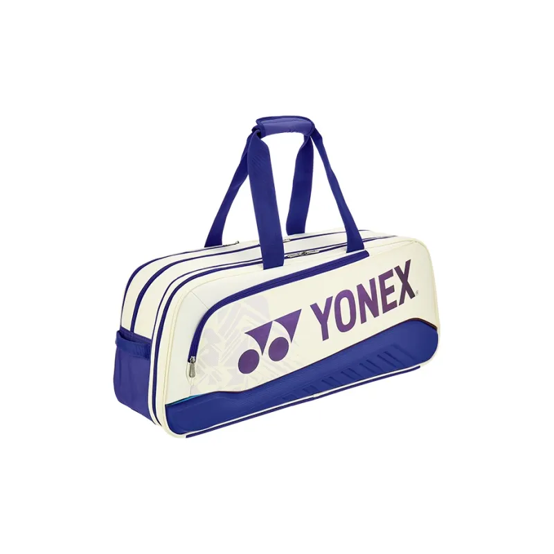YONEX Badminton Racket Bags Fits 5 Pieces Casual, Sports Crossbody Bag White Dark Blue Unisex-1