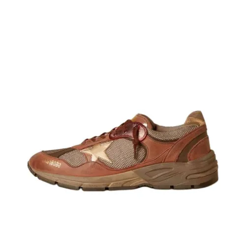 Golden Goose Running Dad Low Top Casual Shoes Men's Brown