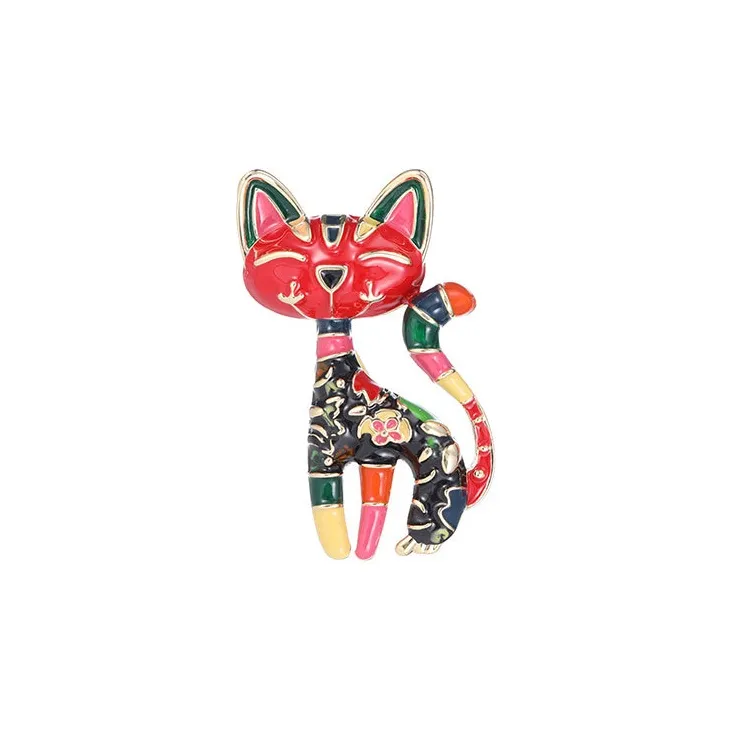 ZWU Eco Friendly Copper Brooches Women's-0
